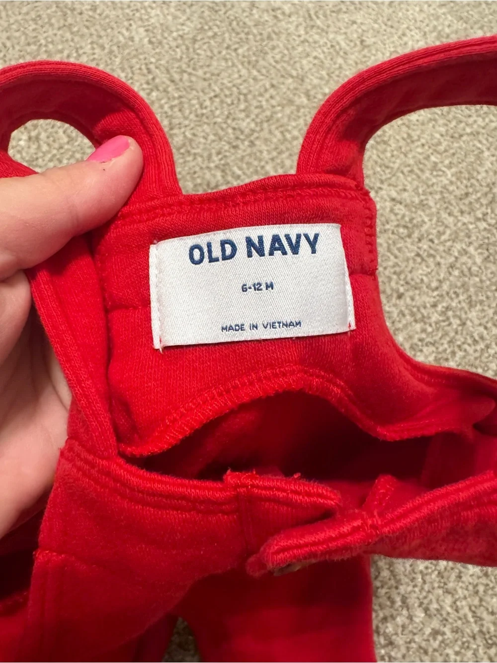 Old Navy vibrant red